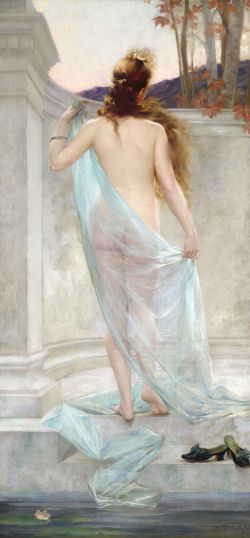 Diana leaving her bath - Guillaume Dubufe